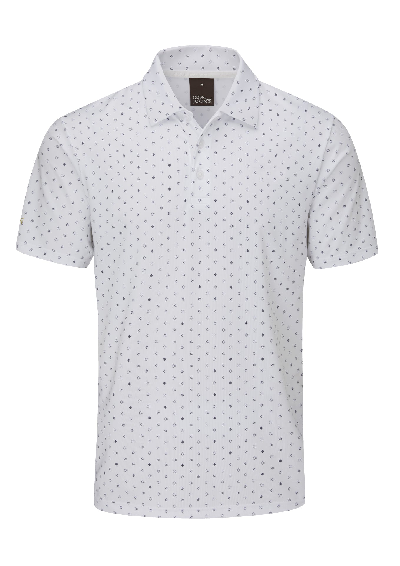 Oscar Jacobson Wellington All Over Print Polo Shirt