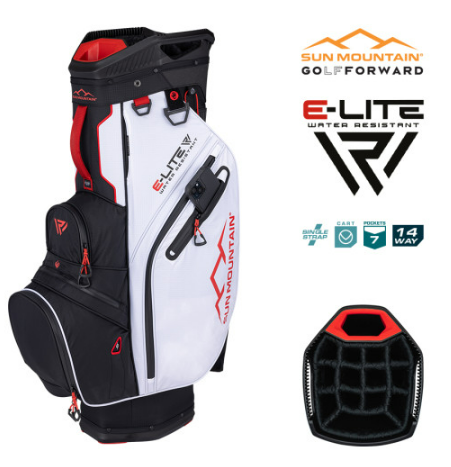 2025 Sun Mountain E-LITE 14-Way Cart Bag