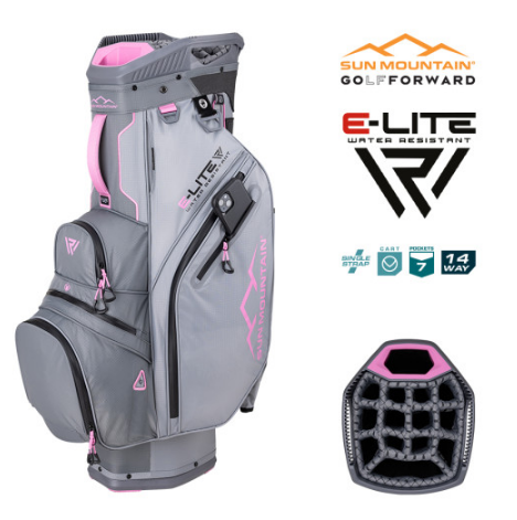 2025 Sun Mountain E-LITE 14-Way Cart Bag