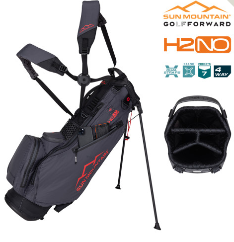 2025 Sun Mountain H2NO LiteSpeed 4-Way Stand Bag