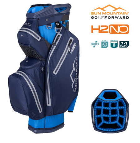 2025 Sun Mountain H2NO Staff 14-Way Cart Bag