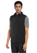 FootJoy Half Zip Golf Vest Field Black