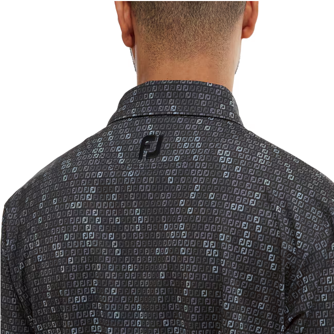 FootJoy Digital Camo FJ Print Golf Shirt