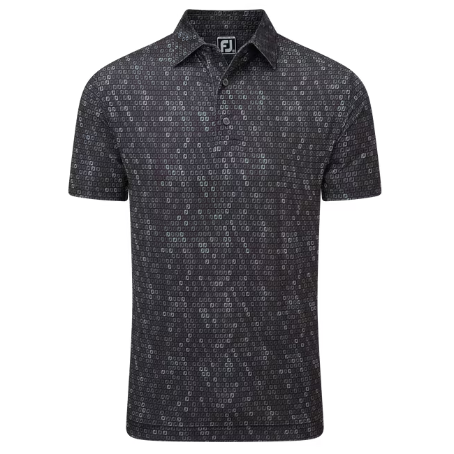FootJoy Digital Camo FJ Print Golf Shirt