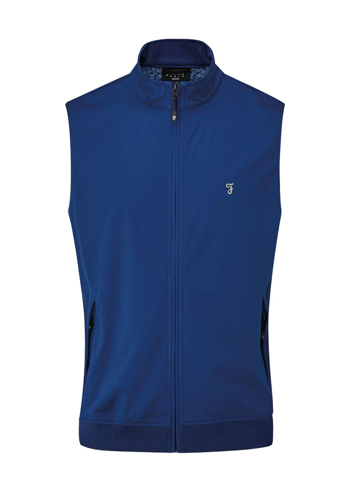 Farah Hebron Full Zip Gilet