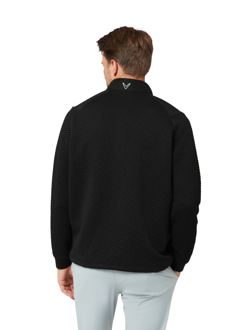 Callaway Chevron Jacqard 1/4 Zip