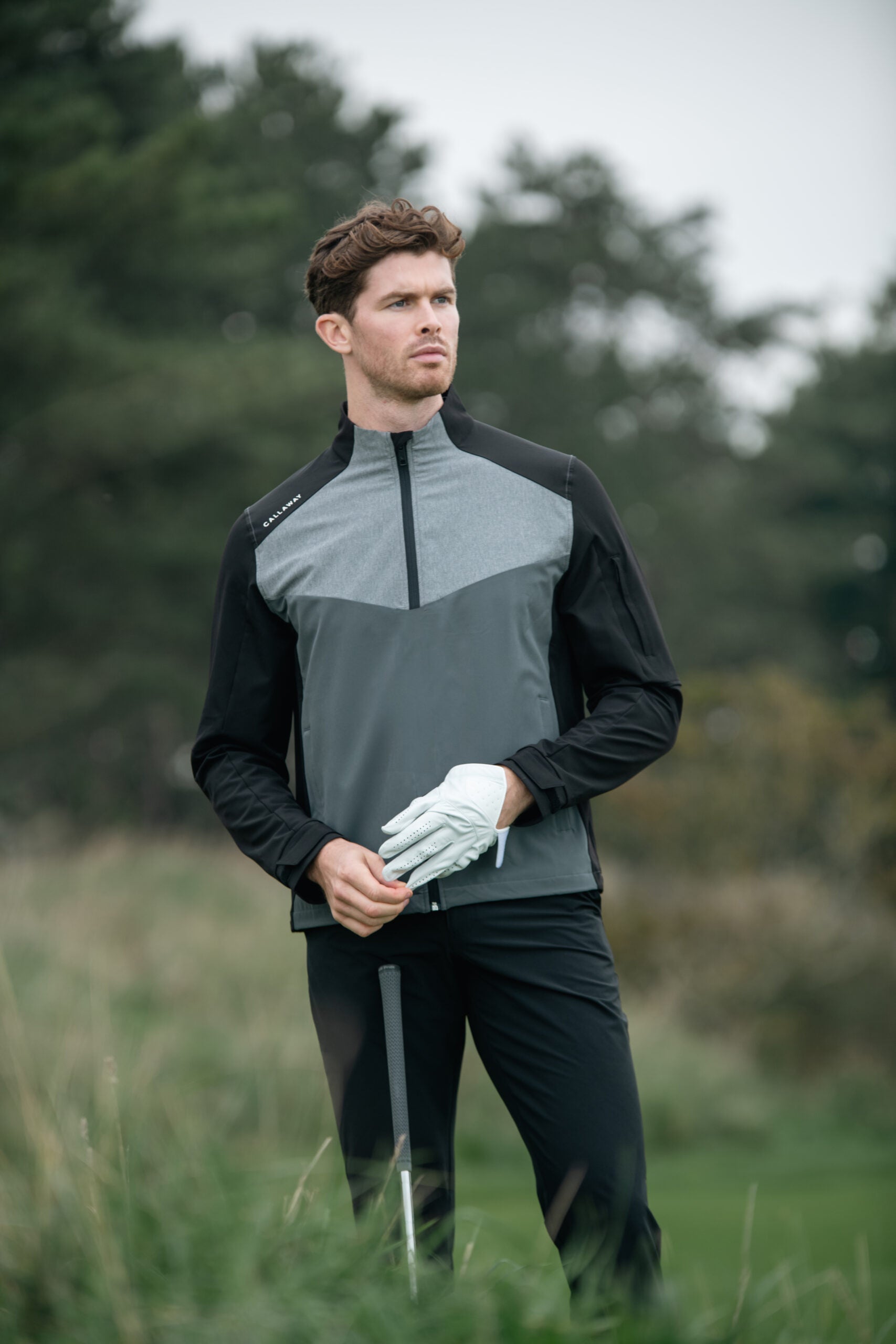 Callaway Men's 1/2 Zip Wind Jacket