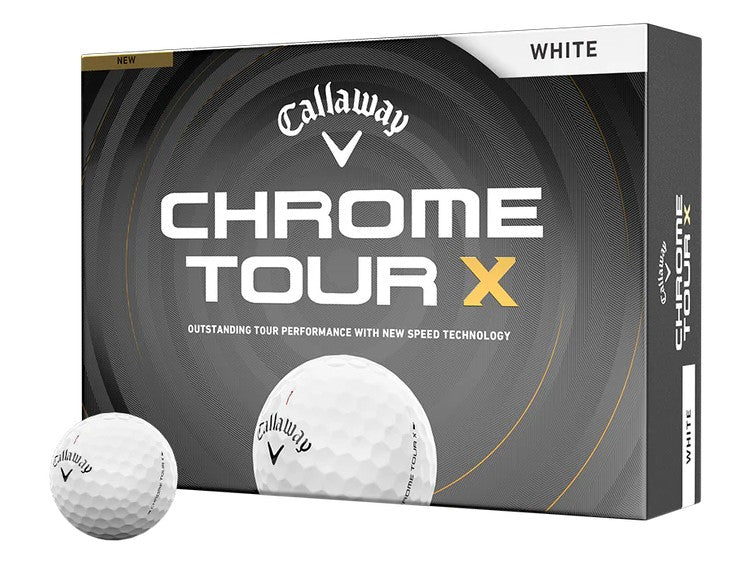 Callaway Chrome Tour X Golf Balls 2026 - White