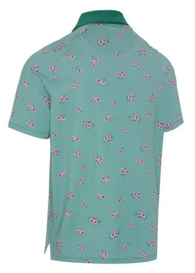 Callaway Mens Azalea Gingham Polo Shirt - Masters Collection