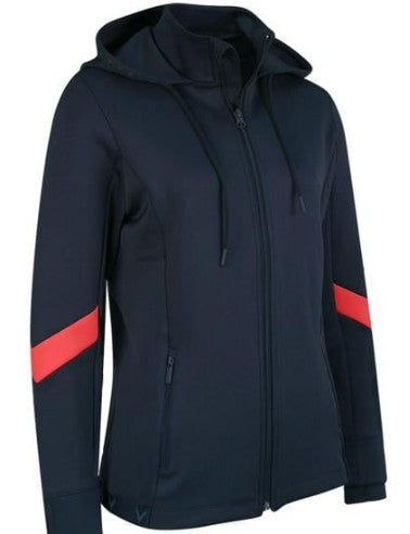 Callaway Ladies Midweight Fleece Hoodie Peacoat