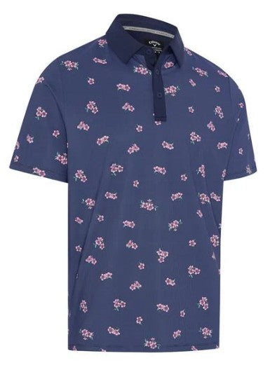 Callaway Mens Azalea Gingham Polo Shirt - Masters Collection