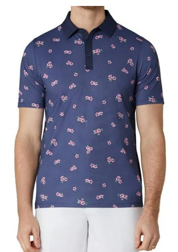 Callaway Mens Azalea Gingham Polo Shirt - Masters Collection