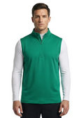 FootJoy Half Zip Golf Vest Field Green