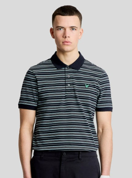 Lyle & Scott Golf Stripe Polo Shirt