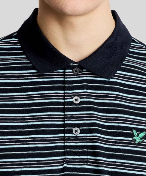 Lyle & Scott Golf Stripe Polo Shirt