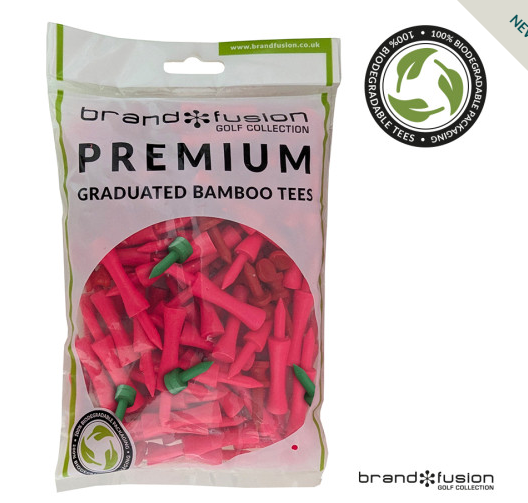 Graduated Bamboo Tees (Mixed Bulk Pack 57, 31 & 27mm)