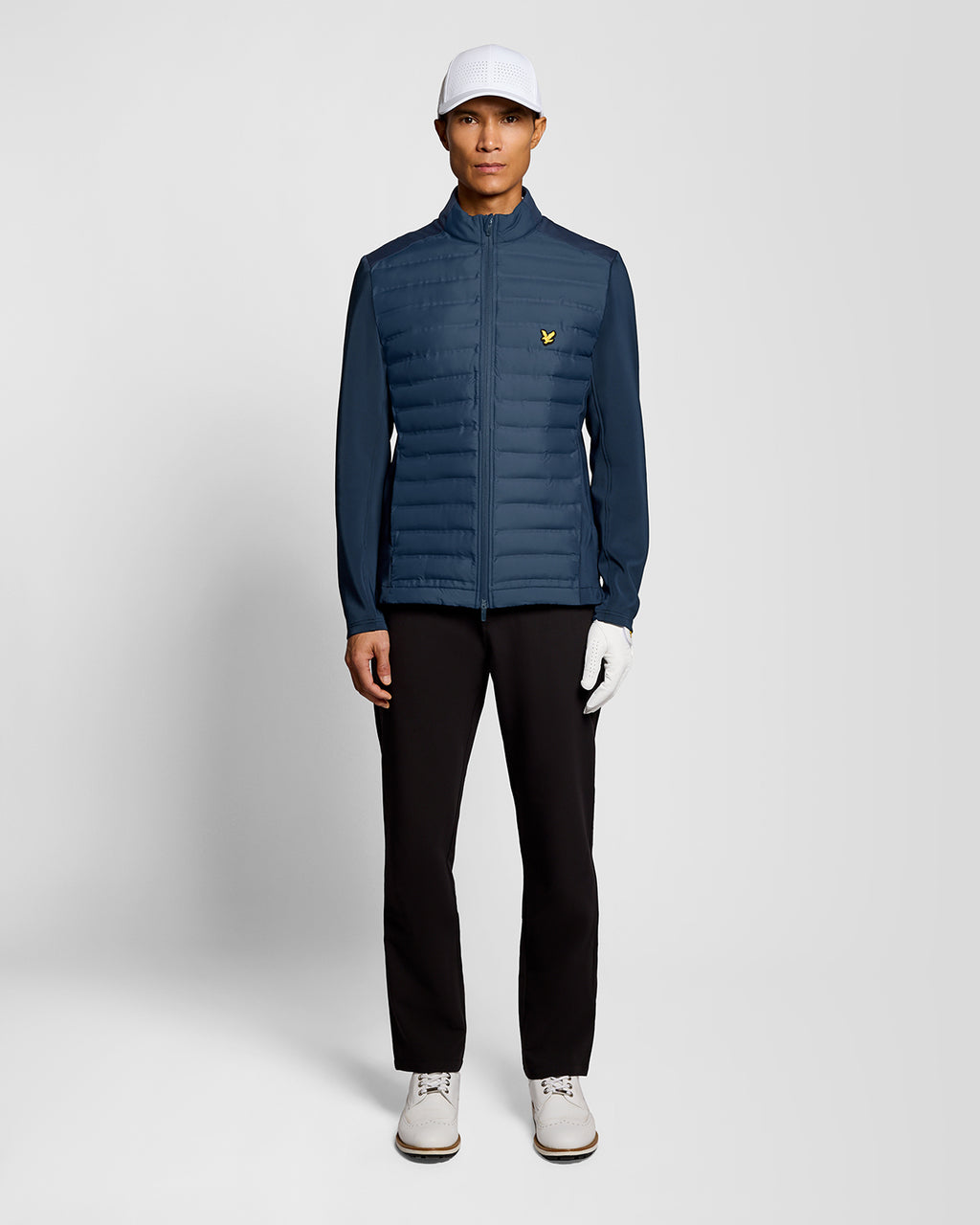 Lyle & Scott Hybrid Quilted Full Zip Golf Jacket