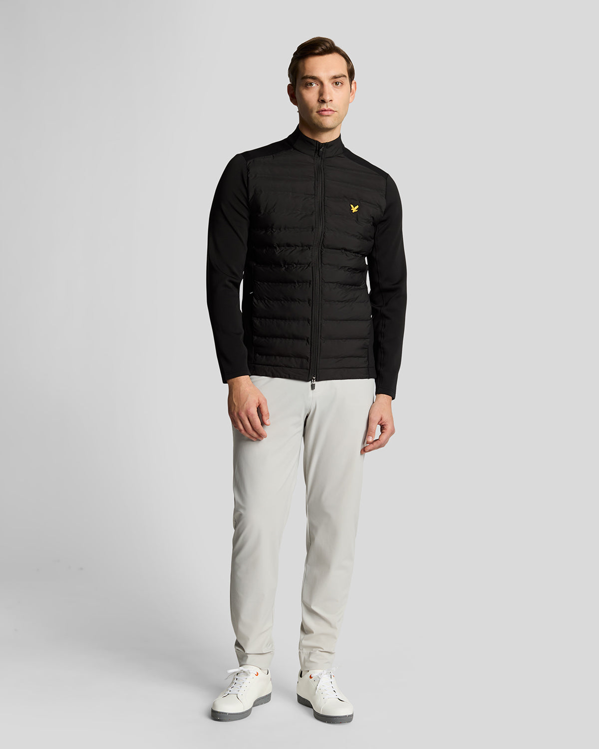 Lyle & Scott Hybrid Quilted Full Zip Golf Jacket