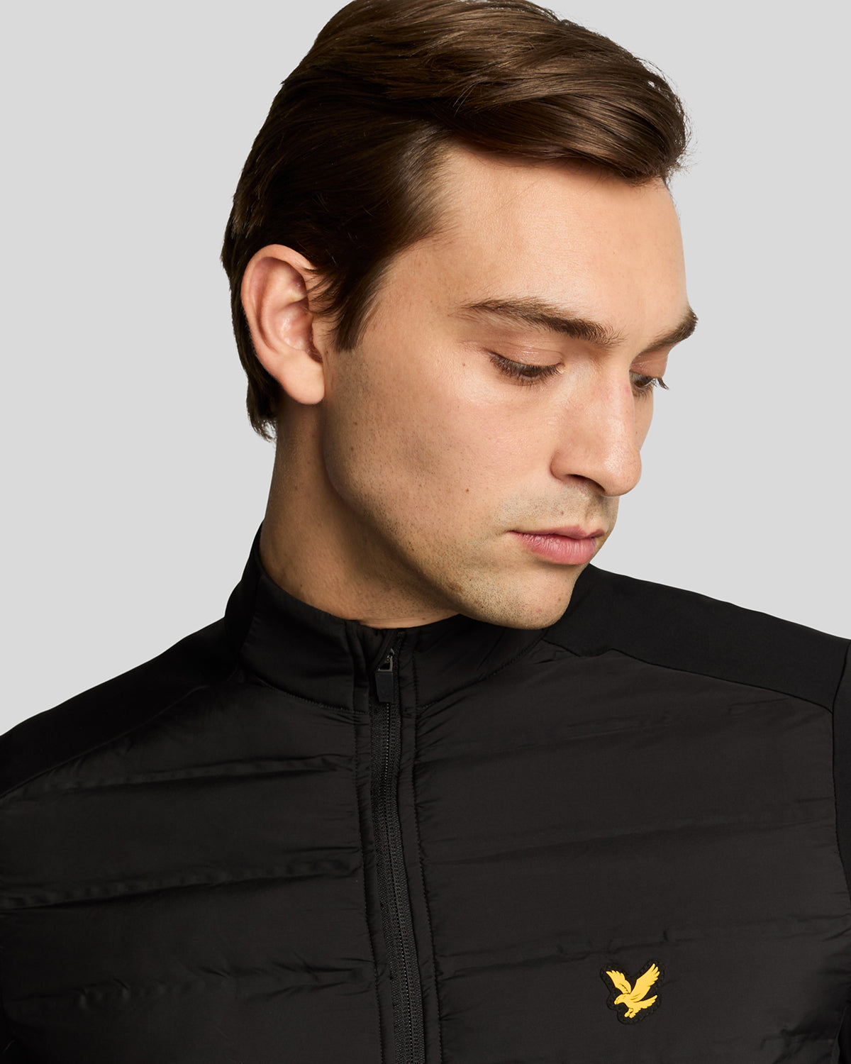 Lyle & Scott Hybrid Quilted Full Zip Golf Jacket