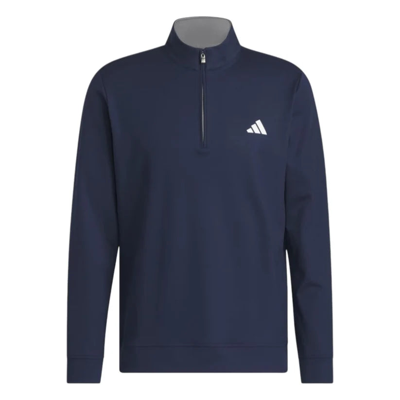 ADIDAS ULTIMATE365 CLASSIC 1/4 ZIP GOLF MID LAYER COLLEGIATE NAVY