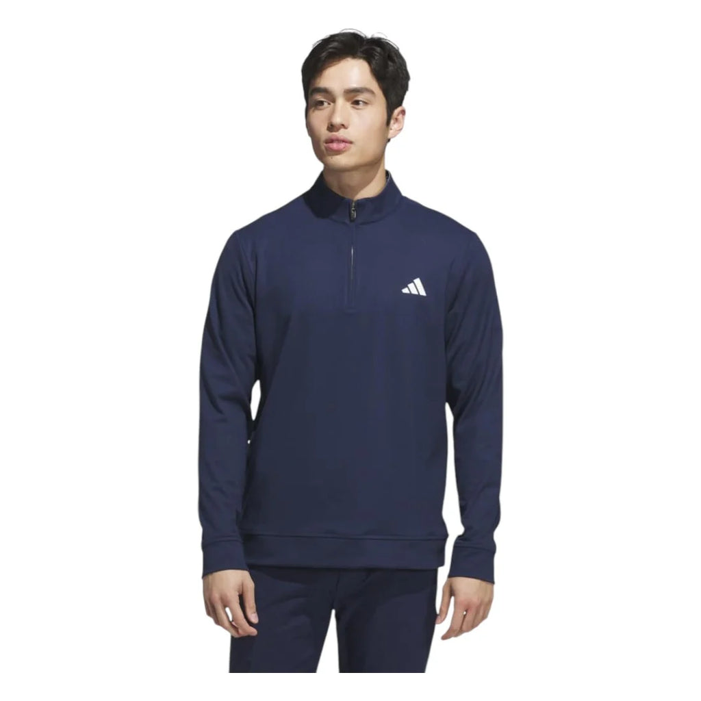 ADIDAS ULTIMATE365 CLASSIC 1/4 ZIP GOLF MID LAYER COLLEGIATE NAVY