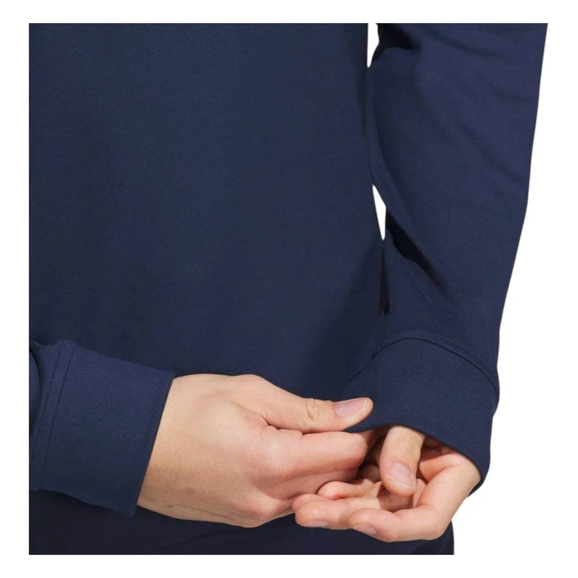 ADIDAS ULTIMATE365 CLASSIC 1/4 ZIP GOLF MID LAYER COLLEGIATE NAVY