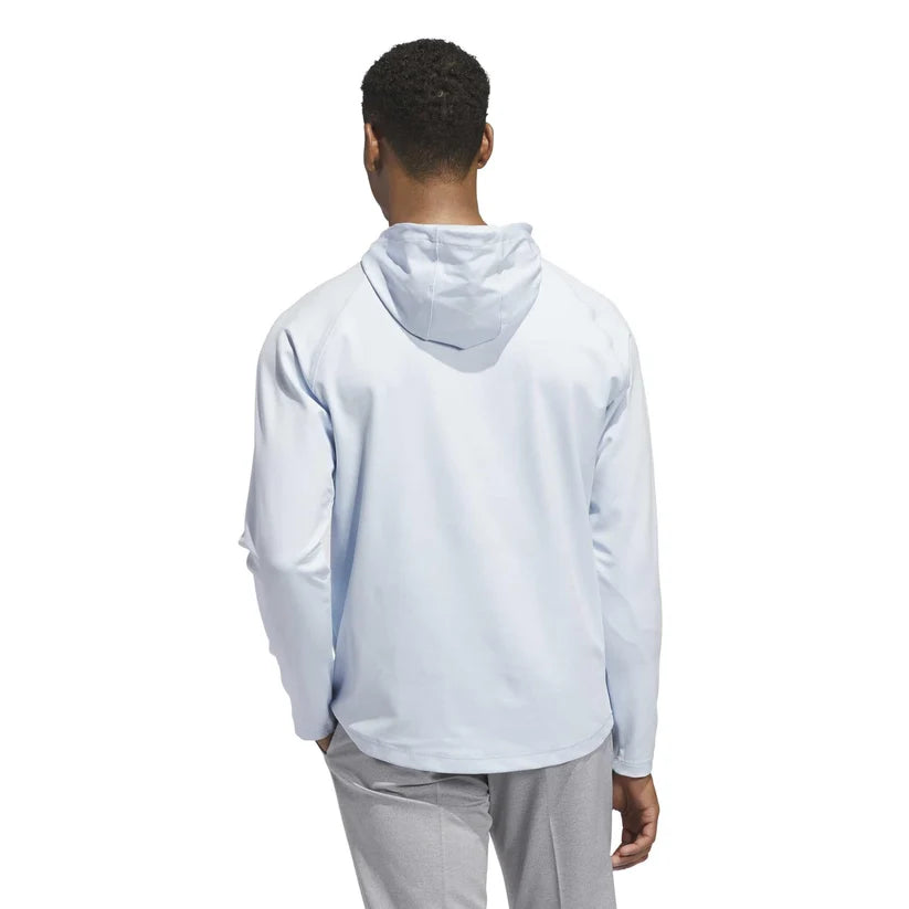 ADIDAS ULTIMATE365 HEATHER GOLF HOODIE CRYSTAL SKY
