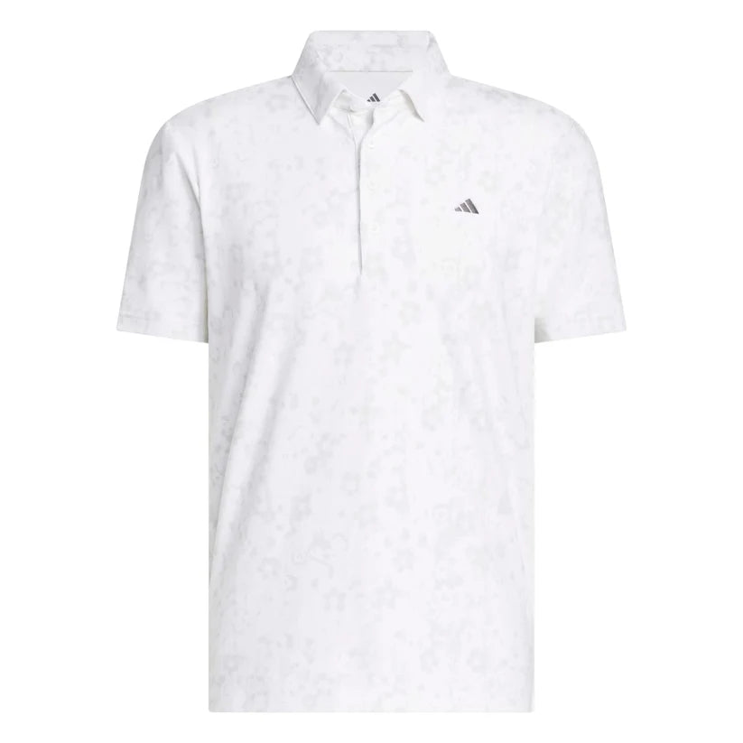 ADIDAS ULTIMATE365+ CLIMACOOL BUTTERSPUN GOLF POLO SHIRT WHITE