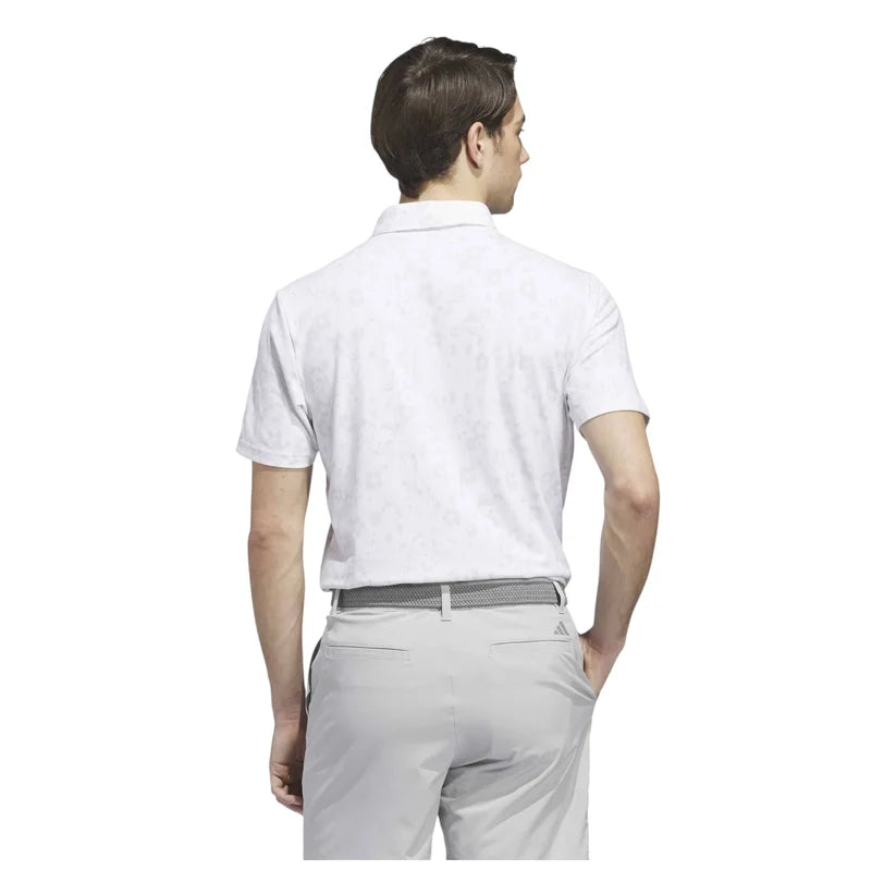 ADIDAS ULTIMATE365+ CLIMACOOL BUTTERSPUN GOLF POLO SHIRT WHITE
