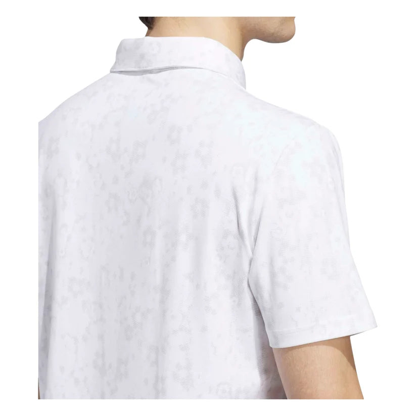ADIDAS ULTIMATE365+ CLIMACOOL BUTTERSPUN GOLF POLO SHIRT WHITE