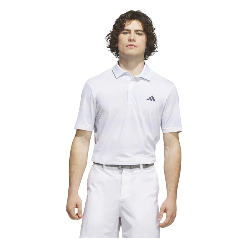 ADIDAS ULTIMATE365 MESH UPL PRINT GOLF POLO SHIRT CRYSTAL SKY