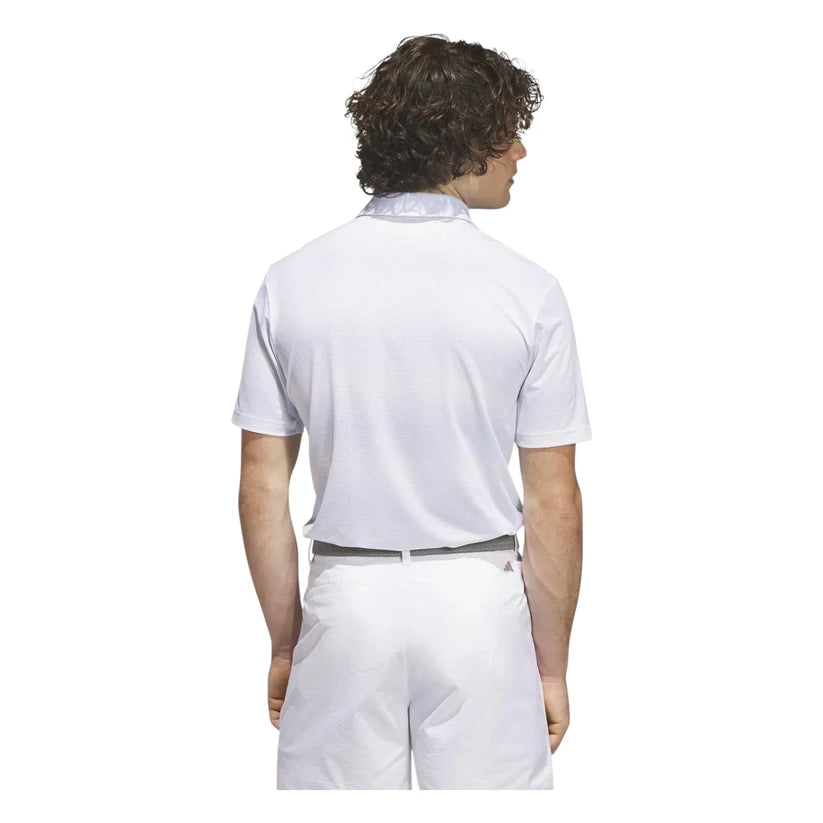 ADIDAS ULTIMATE365 MESH UPL PRINT GOLF POLO SHIRT CRYSTAL SKY