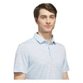 ADIDAS ULTIMATE365 JACQUARD GOLF POLO SHIRT CRYSTAL SKY