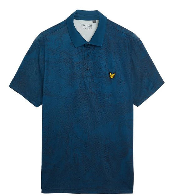 Lyle & Scott - Contour Printed Polo Shirt