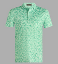 G/FORE Mapped Icon Camo Tech Jersey Mens Golf Polo Menthol