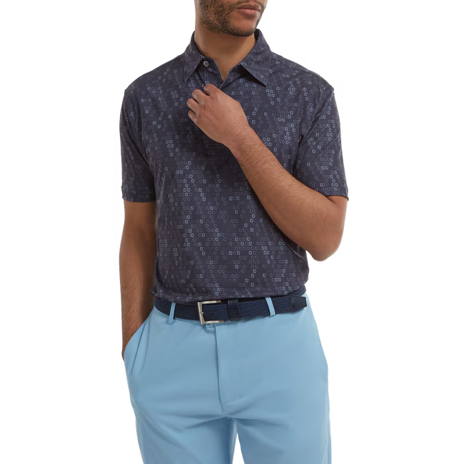 FootJoy Digital Camo FJ Print Golf Shirt