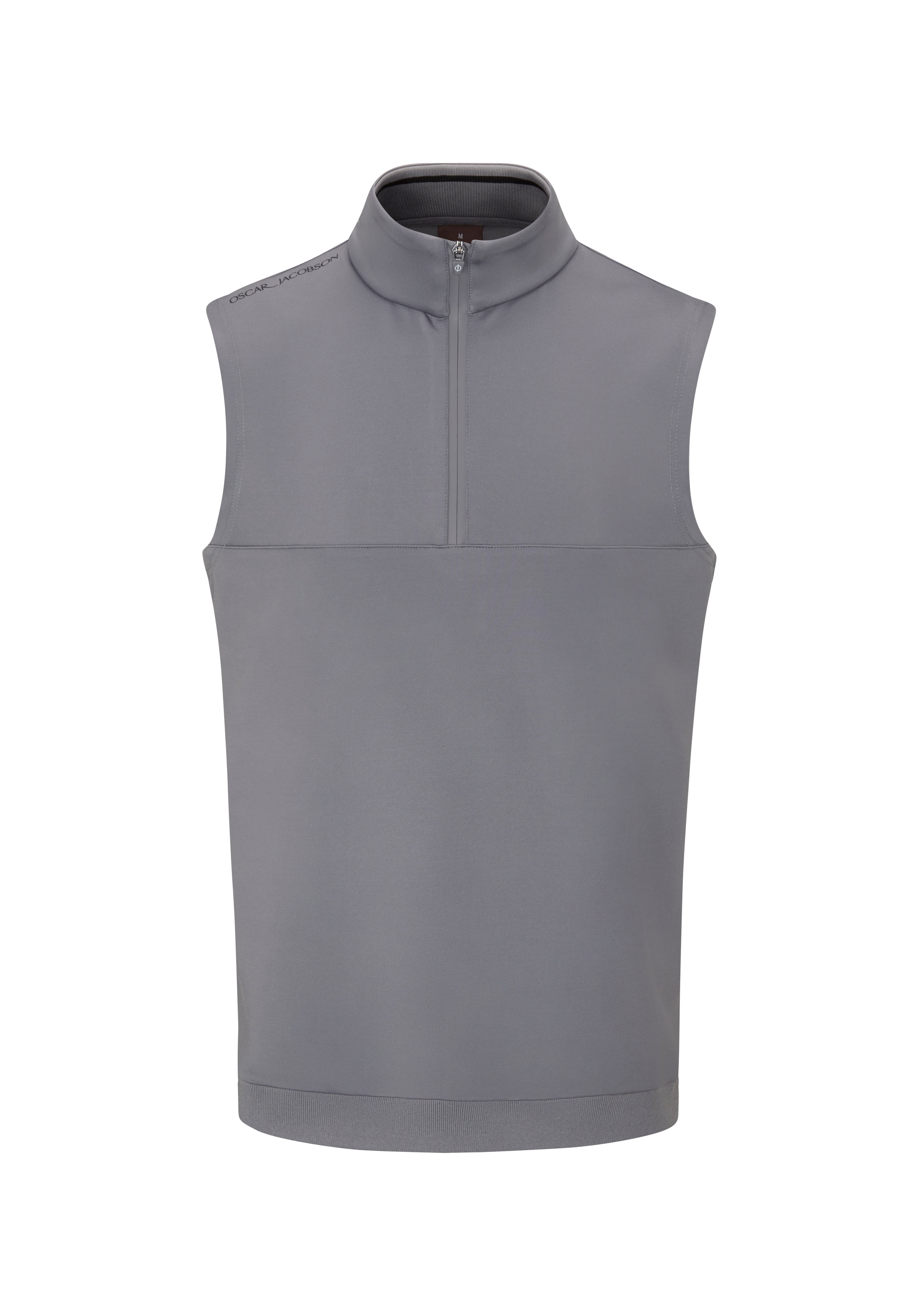 Oscar Jacobson Westland Sleeveless Quarter Zip Pullover