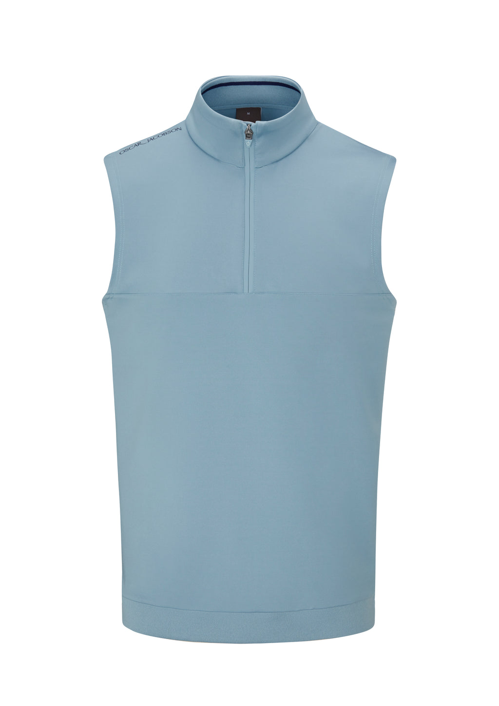 Oscar Jacobson Westland Sleeveless Quarter Zip Pullover