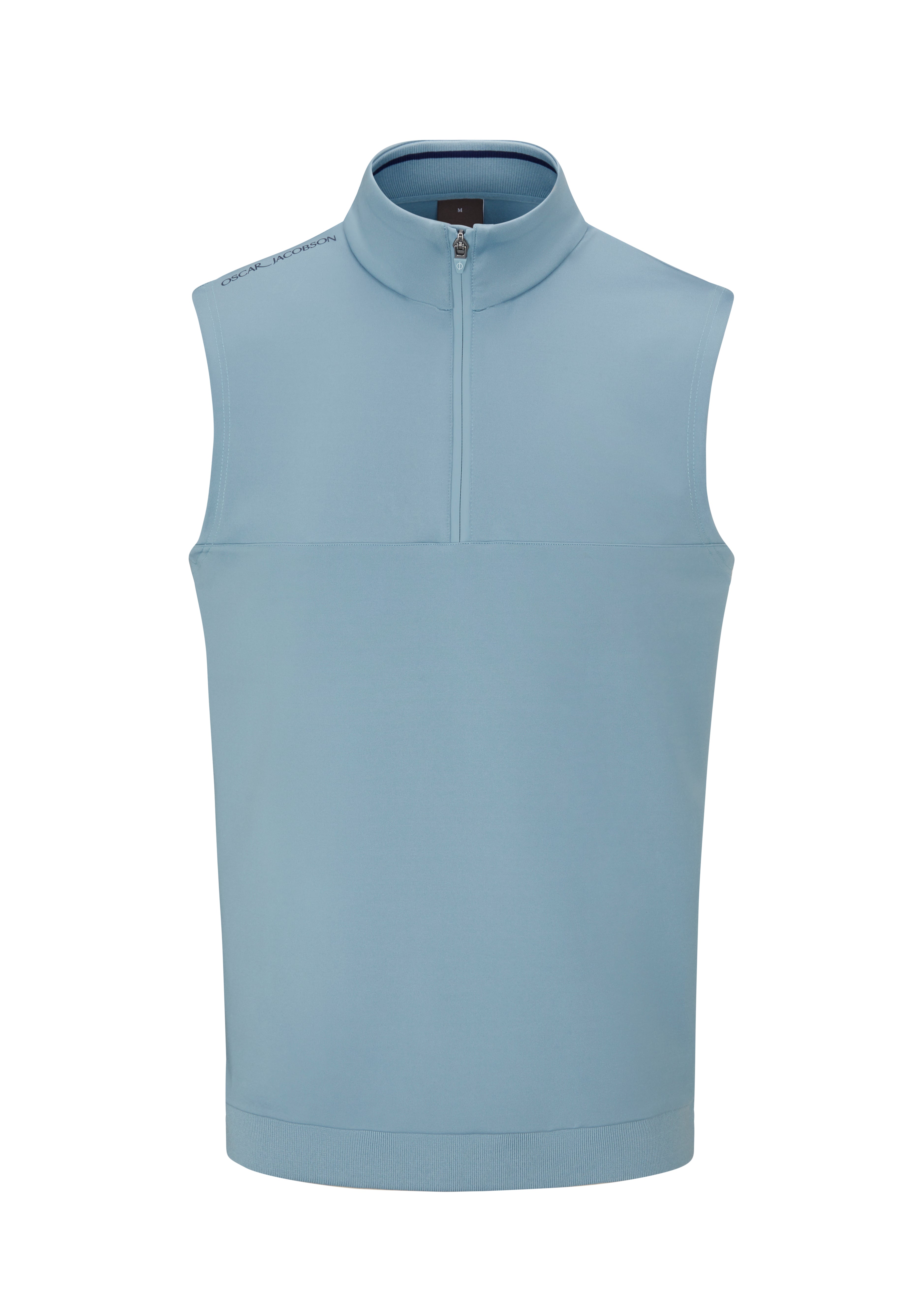 Oscar Jacobson Westland Sleeveless Quarter Zip Pullover