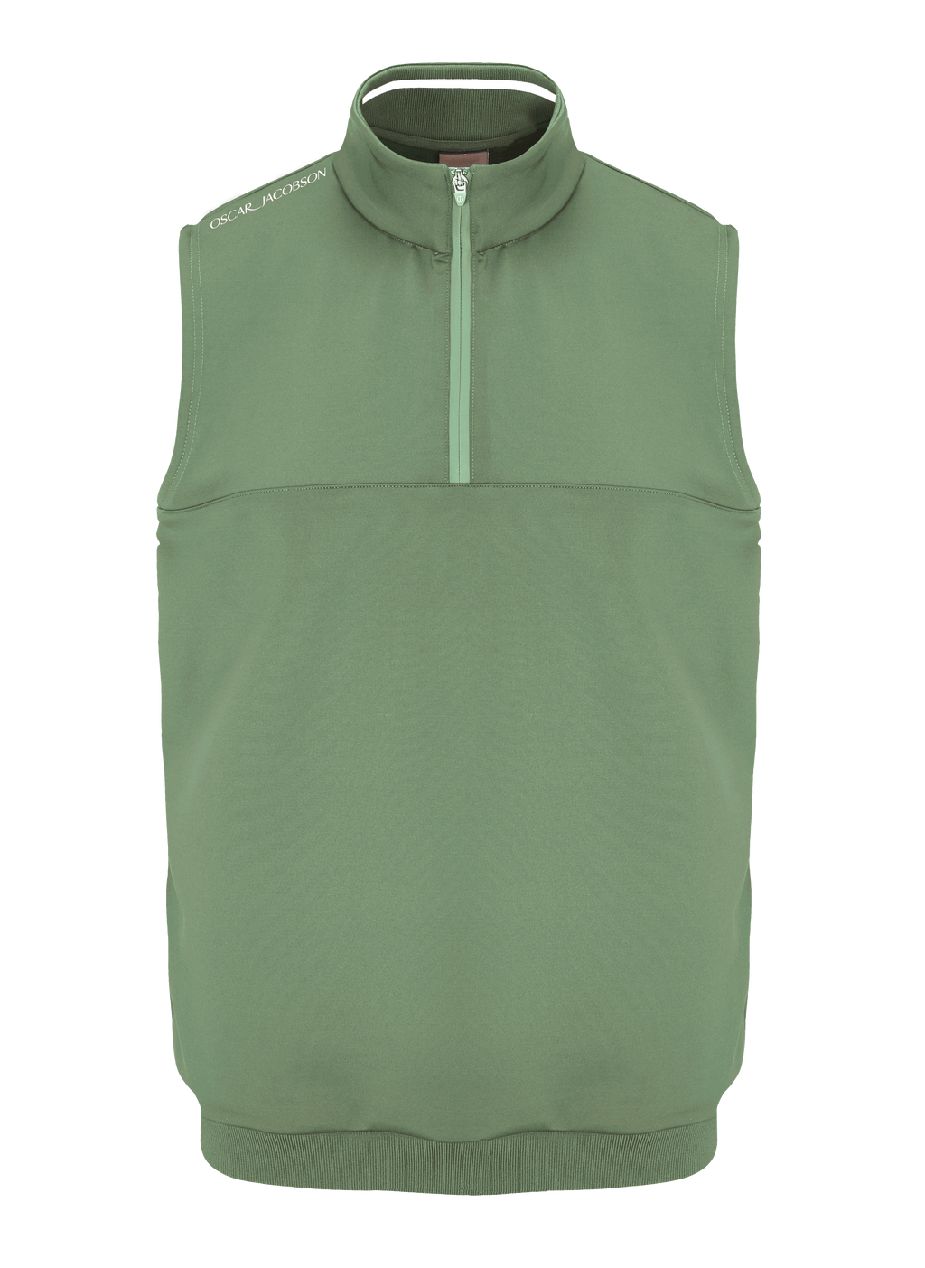 Oscar Jacobson Westland Sleeveless Quarter Zip Pullover