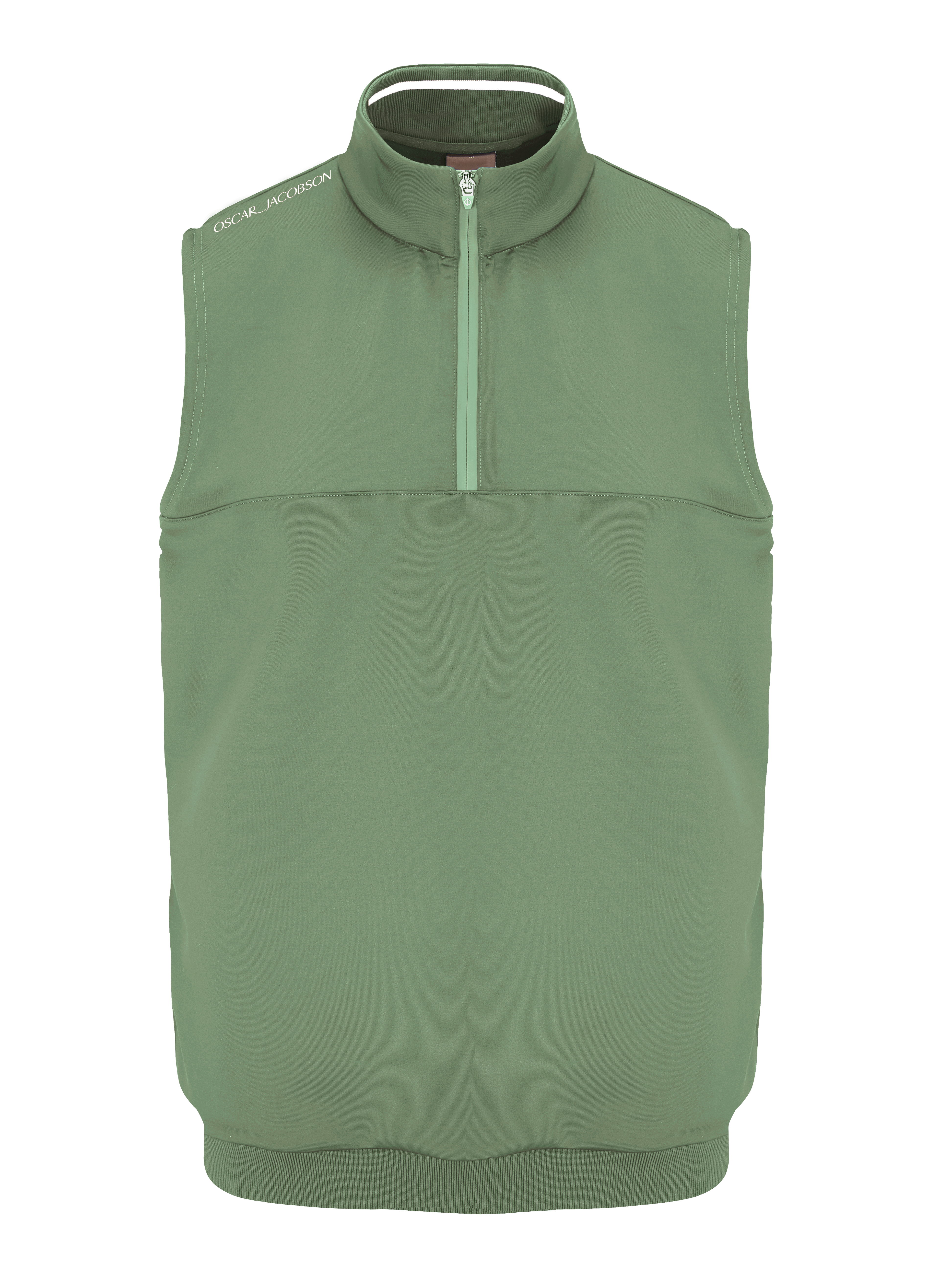 Oscar Jacobson Westland Sleeveless Quarter Zip Pullover