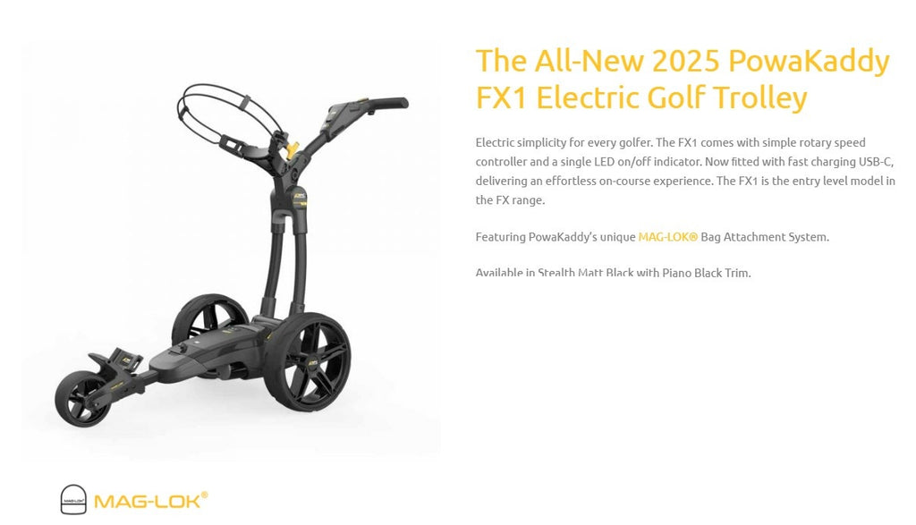 PowaKaddy FX1 Electric Golf Trolley