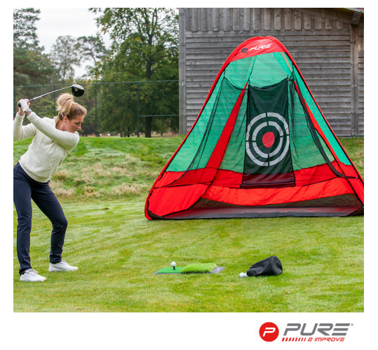 Pure2Improve Pop-Up Triangular Practice Net