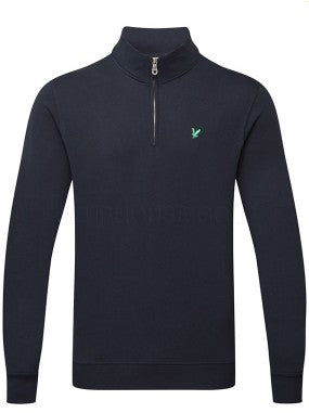 Lyle & Scott Green Eagle 1/4 Zip Golf Sweater