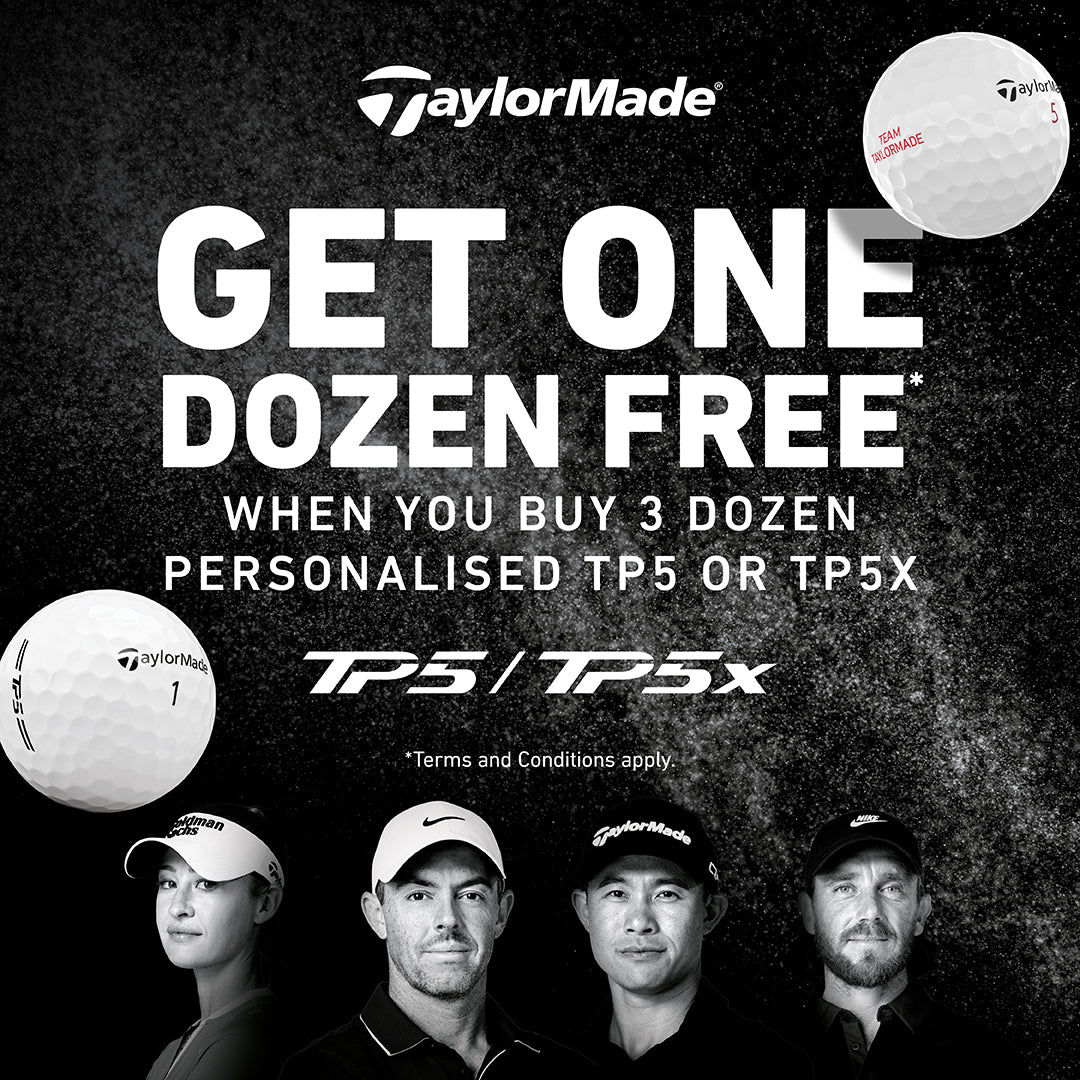 Taylormade TP5 Get 1 Dozen FREE when you buy 3 Dozen personalised TP5 or TP5x