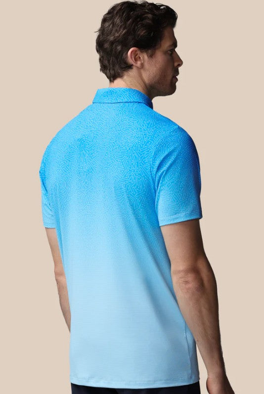 Castore men’s Golf Map Printed Short Sleeve Polo Top