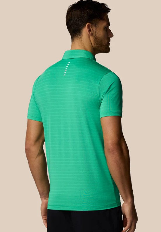 Castore men’s Golf Striped Short Sleeve Polo Top