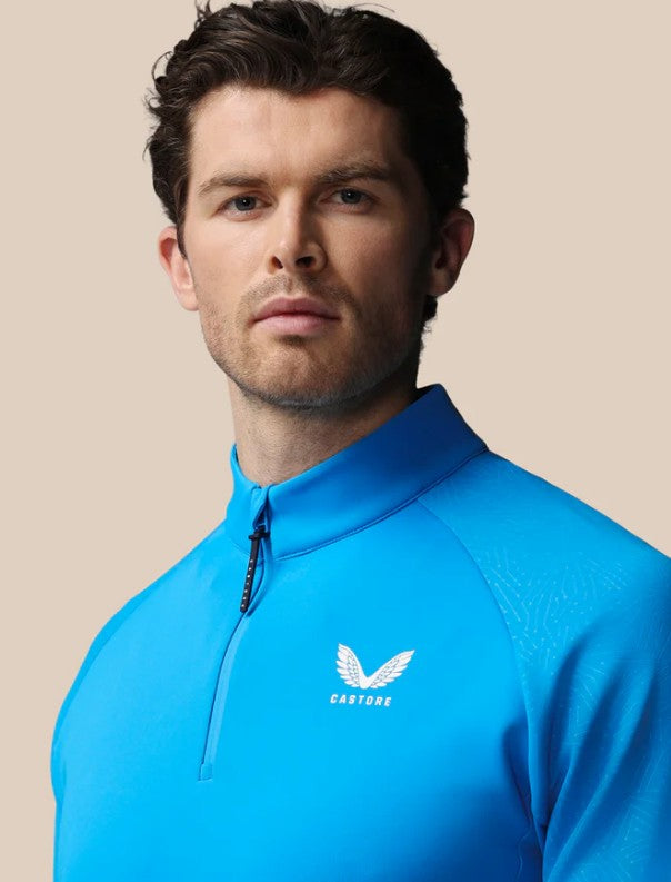 Castore Men’s Golf Flex Debossed Quarter Zip Long Sleeve Top