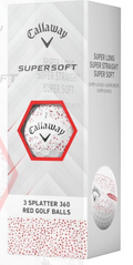 Callaway Supersoft 360 red splater sleeve