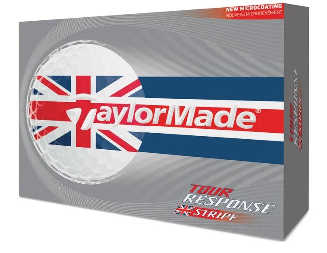 TaylorMade Tour Response UK Stripe Golf Balls 2026